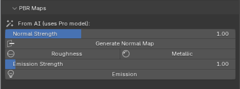 6. PBR Maps — From AI (experimental)