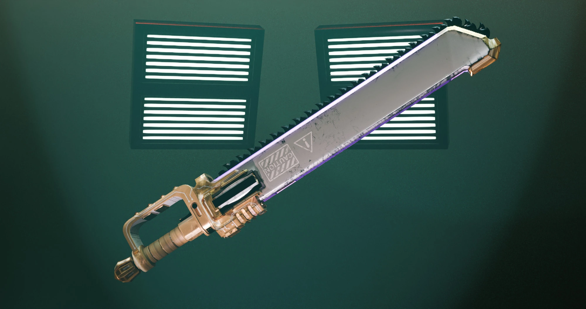 Polished steel & brass